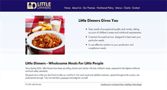 Desktop Screenshot of littledinners.ie